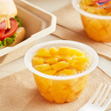 Premium Diced Peaches in Natural Juice 4.5 oz. Cups - 96/Case