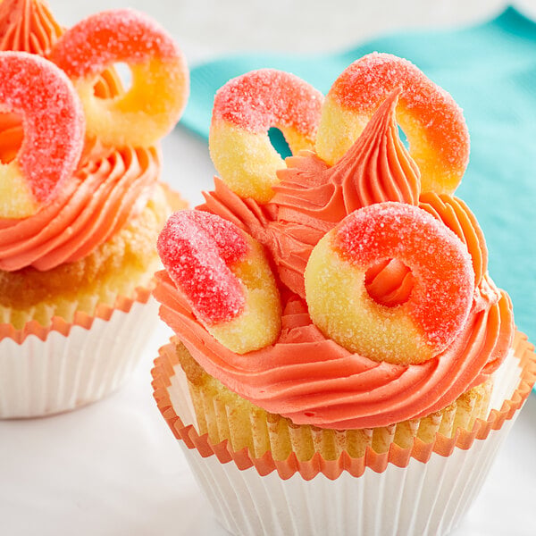 Albanese Gummi Peach Rings 4.5 lb.