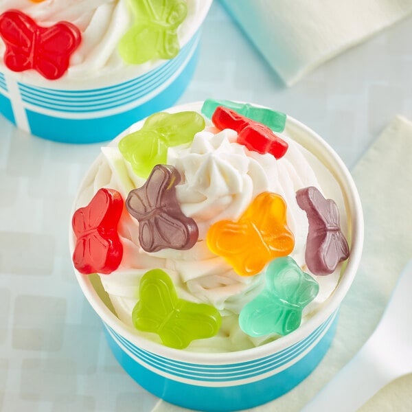 Albanese Mini Gummi Butterflies 5 lb. - 4/Case