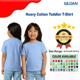 Gildan® Heavy Cotton Toddler Short Sleeve Crewneck T-Shirt