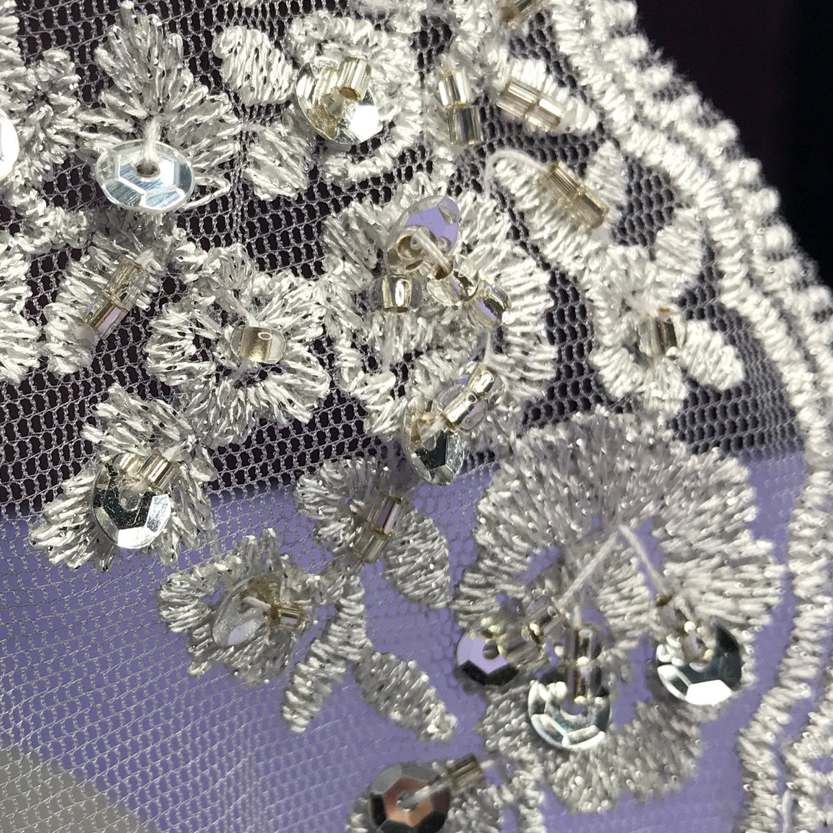 Beaded Double Sided Lace Trimming 6"