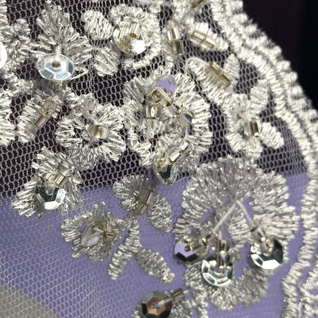 Beaded Double Sided Lace Trimming 6"