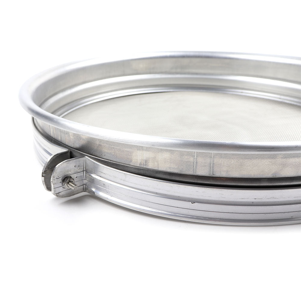 Heavy Gauge Stainless Steel Flour Sieve 16" Diameter, Mesh #50 (Extra Fine) - for Sugar