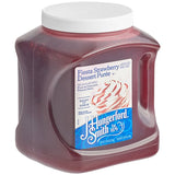 J. Hungerford Smith Fiesta Strawberry Puree Dessert Topping 118 oz. - 3/Case