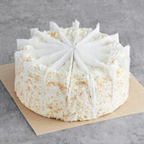 David's Cookies Annie's 14-Slice Pre-Cut Coconut Cloud Cake 5.6 lb. - 2/Case