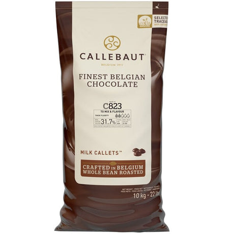 Callebaut Recipe C823 Milk Chocolate Callets™ 22 lb.