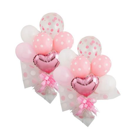 23" Pink Latex & Mylar Balloon Bouquet Set - 30 Pc.