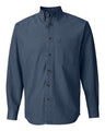 Denim Long Sleeves Shirt Tall Sizes