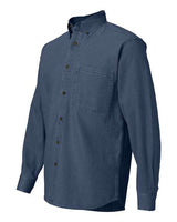 Denim Long Sleeves Shirt Tall Sizes