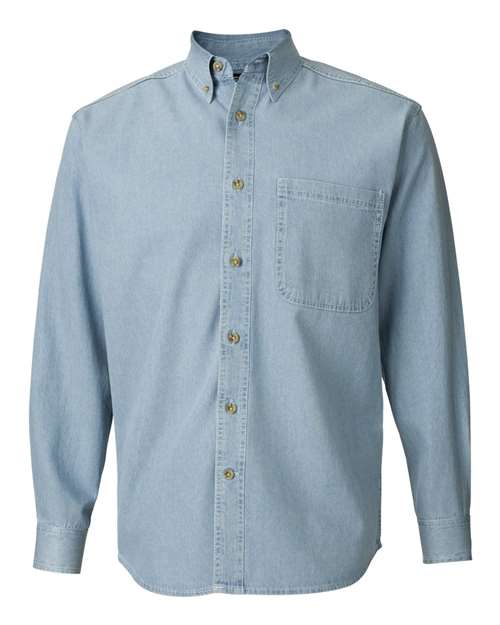 Denim Long Sleeves Shirt Tall Sizes