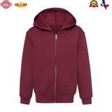 JERZEES® NuBlend Youth Full-Zip Hooded Sweatshirt