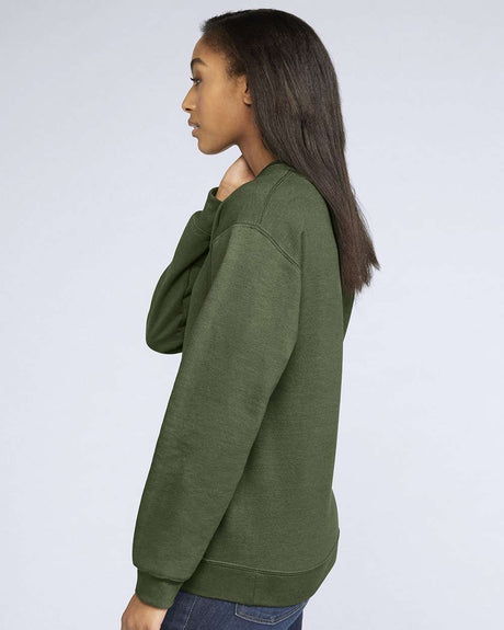 Gildan Softstyle Midweight Crewneck Long Sleeve Sweatshirt