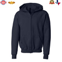 Gildan Heavy Blend Youth Full Zip Hooded Sweatshirt