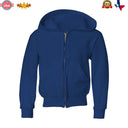 JERZEES® NuBlend Youth Full-Zip Hooded Sweatshirt