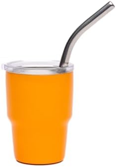 Thermal Sublimation Tumbler Stainless Steel Fabric - Orange, 2 Oz Shot Glass Cup (1 Piece)