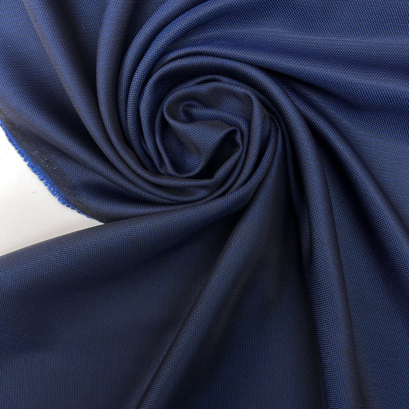 Acetate Jacquard Woven Fabric Blue Black Changeant