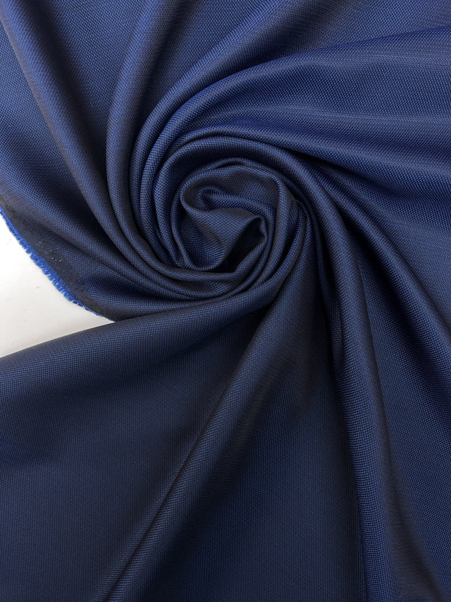 Acetate Jacquard Woven Fabric Blue Black Changeant