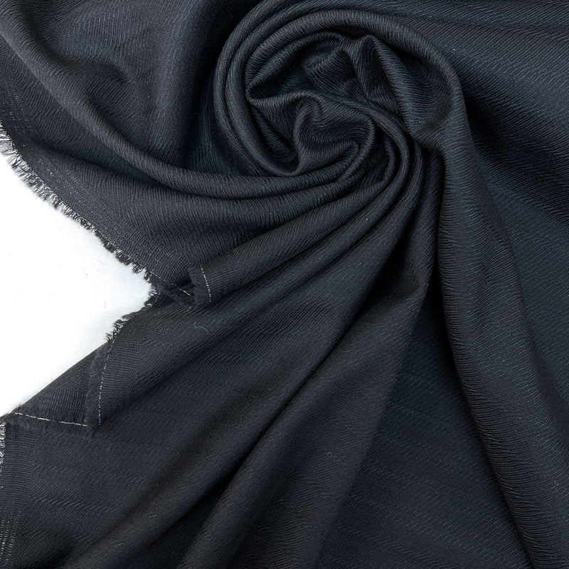Black Wool Twill