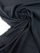 Black Wool Twill