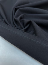 Wool Polyester Suiting Blue Black