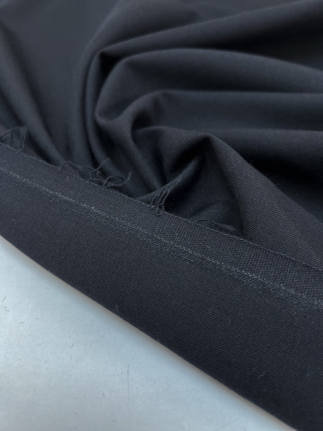 Wool Polyester Suiting Blue Black