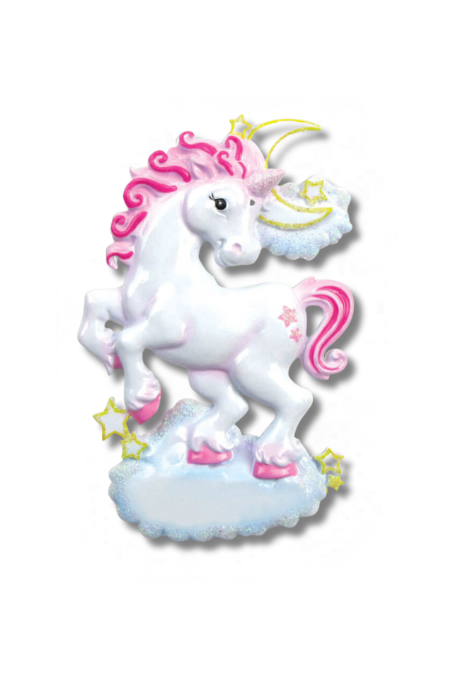 5" Unicorn Customizable Ornament