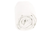 Polyester Spandex Knit Fabric Ivory DTY Double Brushed
