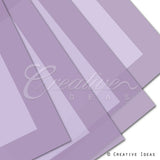 22" X 22" Bold Border Floral Wrap-20 Pcs (Lavender)