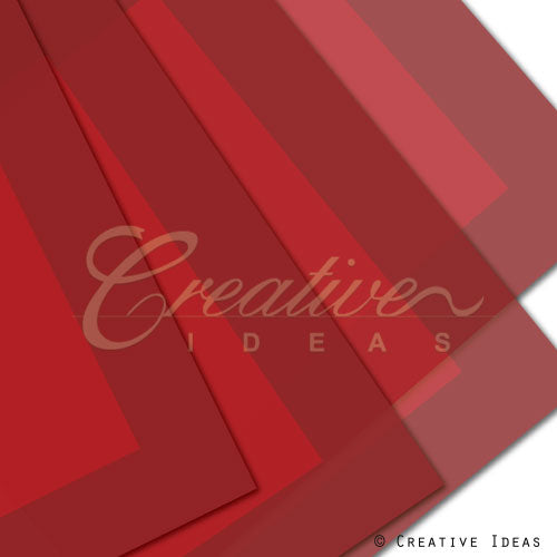 22" X 22" Bold Border Floral Wrap-20 Pcs (Red)
