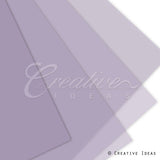 22" X 22" Translucent Floral Wrap-20 Pcs (Lavender)