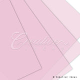 22" X 22" Translucent Floral Wrap-20 Pcs (Light Pink)