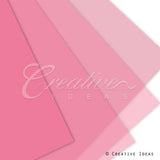 22" X 22" Translucent Floral Wrap-20 Pcs (Rose)