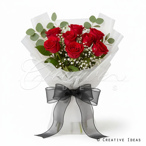 22" X 22" Translucent Floral Wrap-20 Pcs (White)