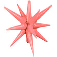 Foil Balloon 22 Inch 3D Star-Burst Bubble Gum Pink