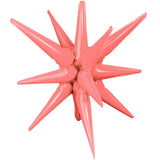 Foil Balloon 22 Inch 3D Star-Burst Bubble Gum Pink
