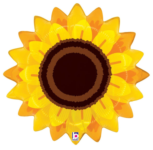 Autumn Sunflower Foil Balloon 22 Inch