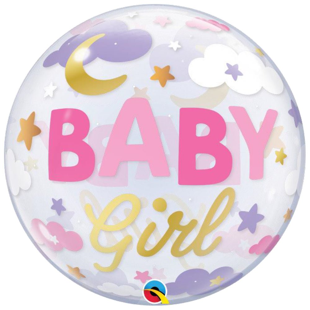 Bubble Balloon Baby Girl Sweet Dreams 22 Inch