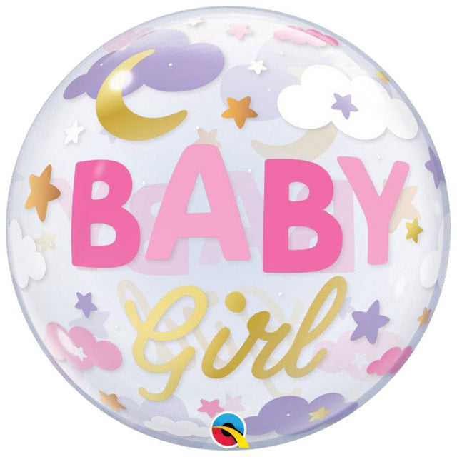 Bubble Balloon Baby Girl Sweet Dreams 22 Inch