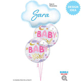 Bubble Balloon Baby Girl Sweet Dreams 22 Inch