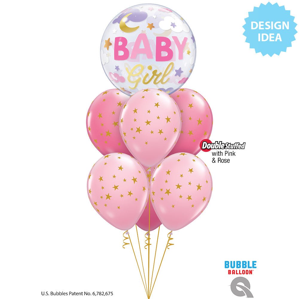 Bubble Balloon Baby Girl Sweet Dreams 22 Inch