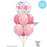 Bubble Balloon Baby Girl Sweet Dreams 22 Inch