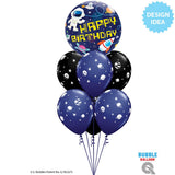 Bubble Balloon Birthday Outer Space