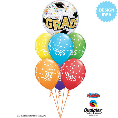 Graduation Bubble Balloon 22 Inch Congrats Grad