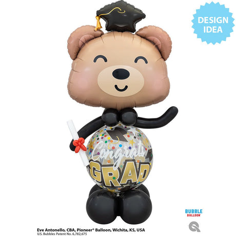 Graduation Bubble Balloon 22 Inch Congrats Grad