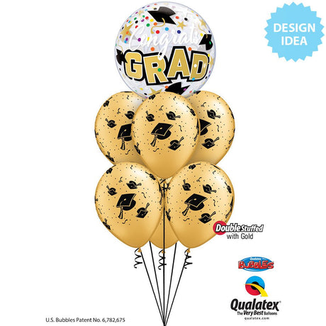 Graduation Bubble Balloon 22 Inch Congrats Grad