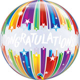 Bubble Balloon Congratulations Shooting Stars