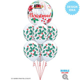 Christmas Bubble Balloon 22 Inch