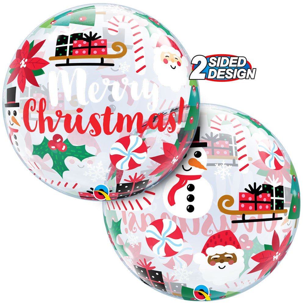 Christmas Bubble Balloon 22 Inch
