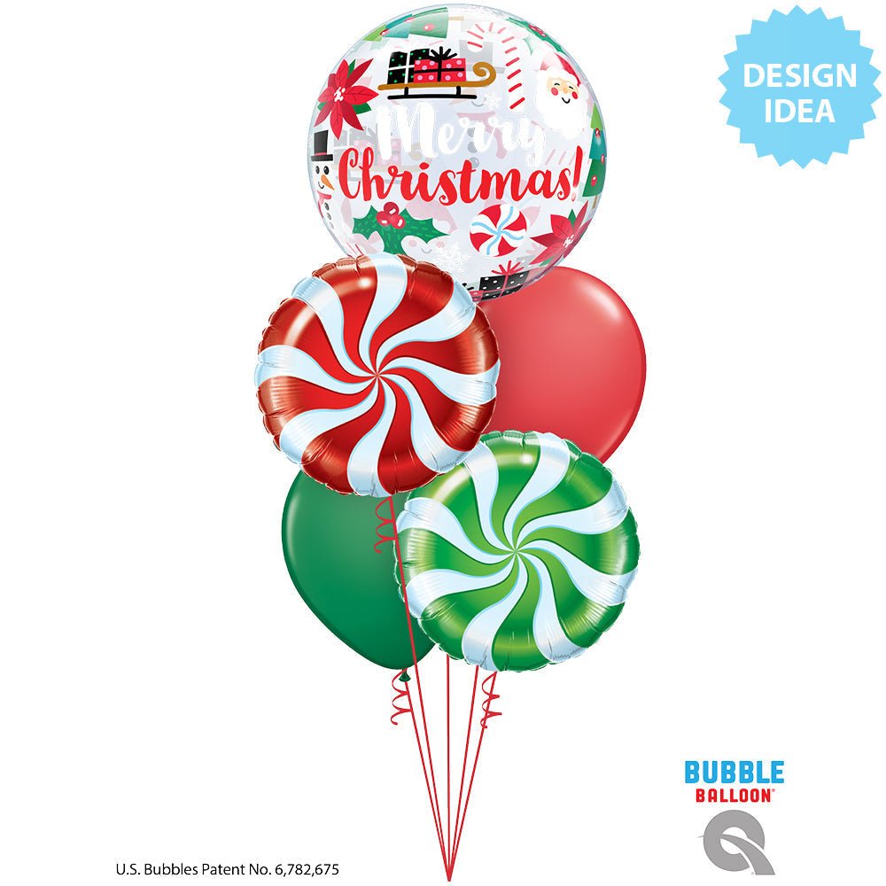 Christmas Bubble Balloon 22 Inch