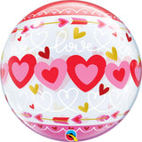 Bubble Balloon Love Connected Hearts